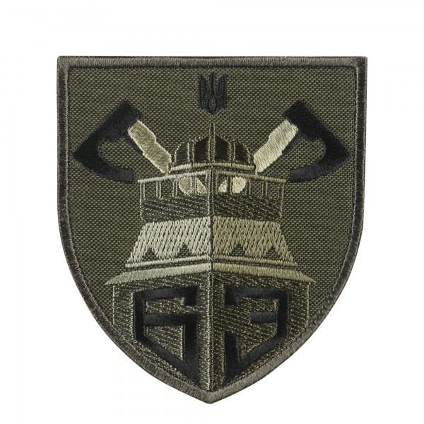 Шеврон 63 ОМБр олива - AKW-63OMBROD