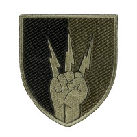 Шеврон 76 полк звязку олива