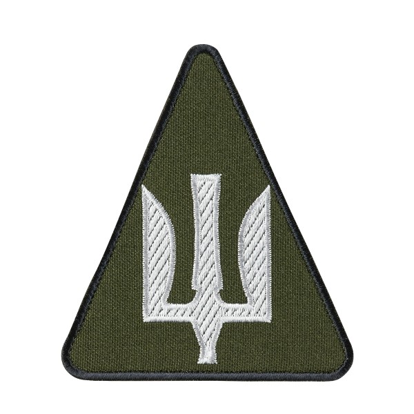 Шеврон Авіація ПС тризуб олива - AKW-AVPSTRZOD