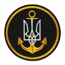 Шеврон Морська авіація ВМС тризуб білий