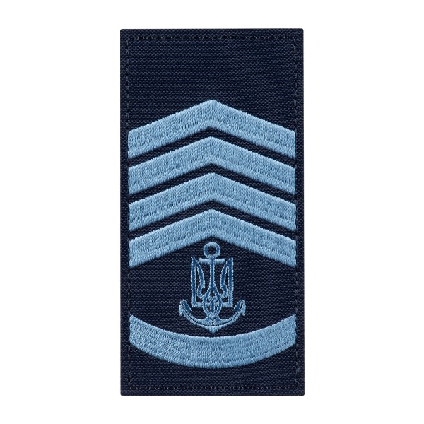 Погон на липучці ВМСУ Головний Корабельний Старшина - AKW-VMSUGKS