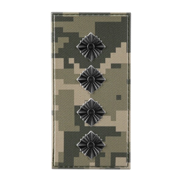 Погон ПВХ объемный капитан ММ14 - FOPNR-POG-CP-MM14