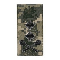 Погон ПВХ объемный генерал майор ММ14