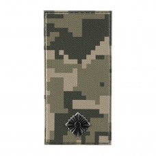 Погон ПВХ об’ємний мл. лейтенант ММ14