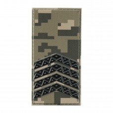 Погон ПВХ объемный старший сержант ММ14