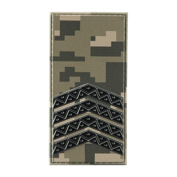 Погон ПВХ объемный старший сержант ММ14 - FOPNR-POG-SSR-MM14