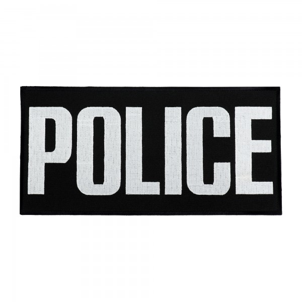 Нашивка на спину Police (30х15 см) чорна - PTCH-PLC3015BK