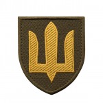 Нашивка Сухопутні війська ЗСУ олива/жовтий