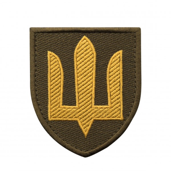 Нашивка Сухопутні війська ЗСУ олива/жовтий - PTCH-SVZSU-ODYL