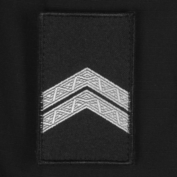 Погоны Капрал Полиции (пара) на липучке черные 8х5см - RIVLC-CPLPLC8 Погоны Капрал Полиции (пара) на липучке черные 8х5см - RIVLC-CPLPLC8