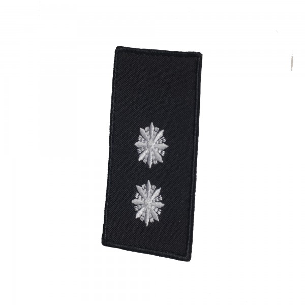 Погони Лейтенант Поліції (пара) на липучці чорні 10х5см - RIVLC-LTPLC10 Погони Лейтенант Поліції (пара) на липучці чорні 10х5см - RIVLC-LTPLC10