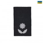 Погоны Майор Полиции (пара) на липучке черные 10х5см