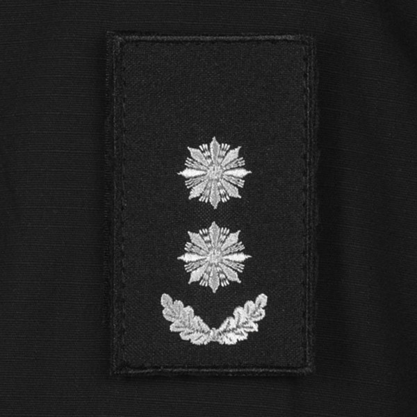 Погони Підполковник Поліції (пара) на липучці чорні 8х5см - RIVLC-PCOLPLC8 Погони Підполковник Поліції (пара) на липучці чорні 8х5см - RIVLC-PCOLPLC8