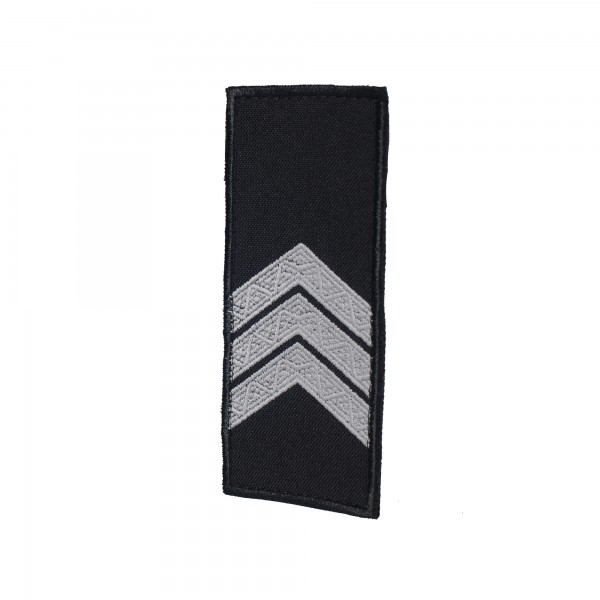 Погони Сержант Поліції (пара) на липучці чорні 10х5см - RIVLC-SGTPLC10 Погони Сержант Поліції (пара) на липучці чорні 10х5см - RIVLC-SGTPLC10