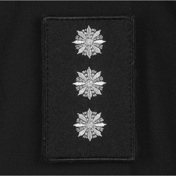 Погоны Старший лейтенант Полиции (пара) на липучке черные 8х5см - RIVLC-SLTPLC8 Погоны Старший лейтенант Полиции (пара) на липучке черные 8х5см - RIVLC-SLTPLC8