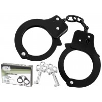 Наручники черные с 2 ключами MFH 29313