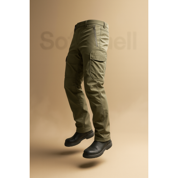 Штани тактичні Soft Shell олива - 2593296