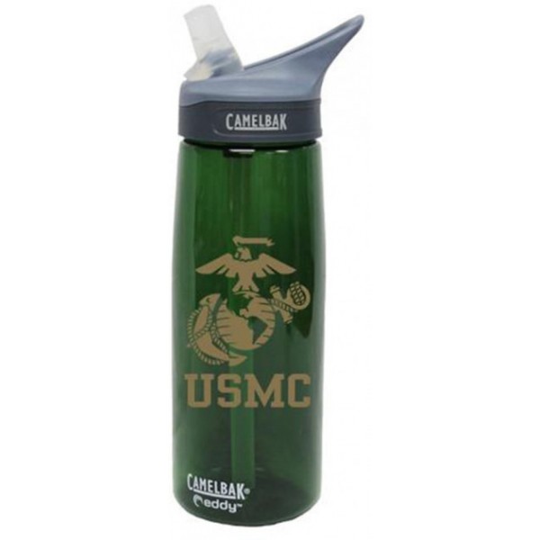 Бутылка для воды Camelbak Eddy 7.62 USMC Pine 750 мл Зеленый - 3565546