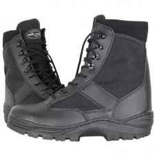 Черевики тактичні з блискавкою чорні МІЛ ТЕК Німеччина