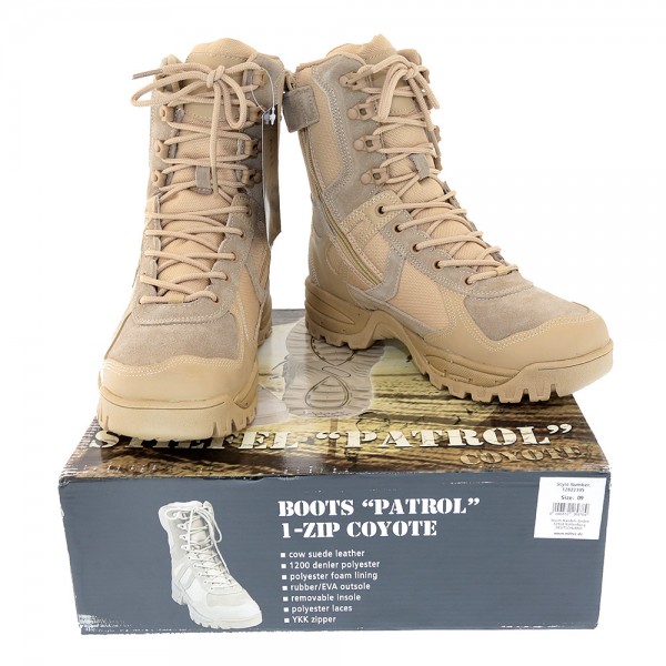 Берці військові патрульні на одній блискавці койот МІЛ ТЕК Німеччина - 2588129