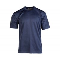 Тактическая потоотводящая футболка темно-синяя МИЛ ТЕК Германия