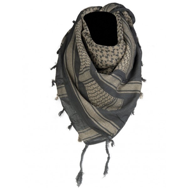 Шарф-шемаг арафатка коричнево-сірий бавовна 110х110 см МІЛ ТЕК Німеччина - 3569364
