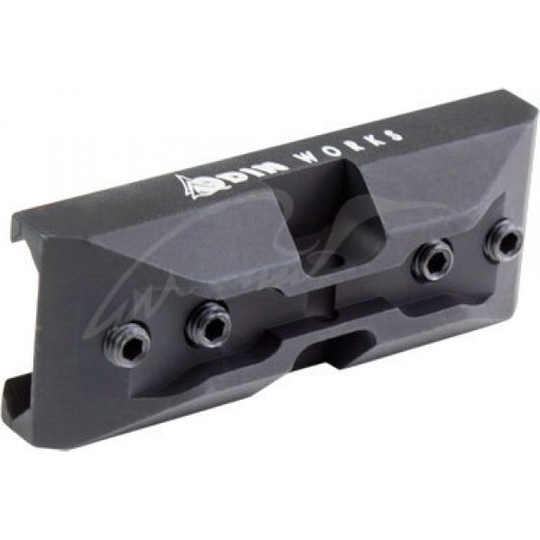 Низькопрофільний адаптер для сошок ODIN P-Pod на базу кріплення Picatinny/Weaver Колір - Чорний - 3567137