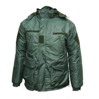 Куртка тактика Жаккард с врезными карманами зима олива Бушлат 48-58