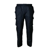 Брюки Жаккард под резинку зимние темно-синий (штаны от костюма) 48-58