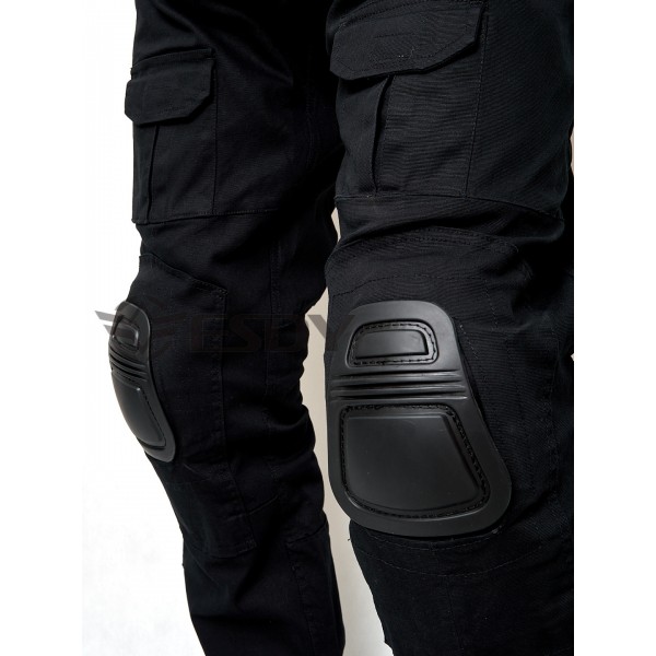 Тактические штаны со съемными наколенниками ESDY черные - 3565259