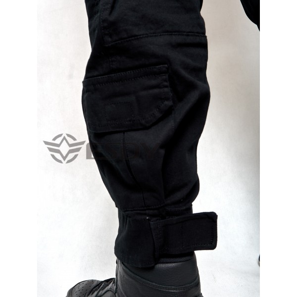 Тактические штаны со съемными наколенниками ESDY черные - 3565259