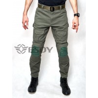 Тактичні штани зі знімними наколінниками ESDY олива