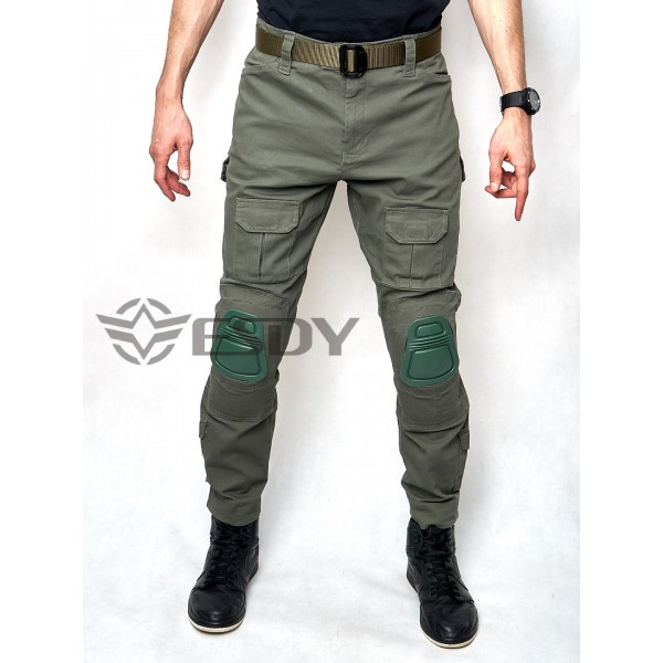 Тактичні штани зі знімними наколінниками ESDY олива - 3565260