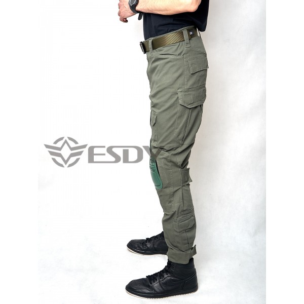 Тактичні штани зі знімними наколінниками ESDY олива - 3565260