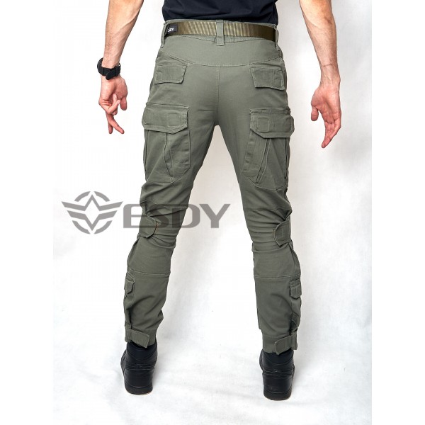 Тактичні штани зі знімними наколінниками ESDY олива - 3565260