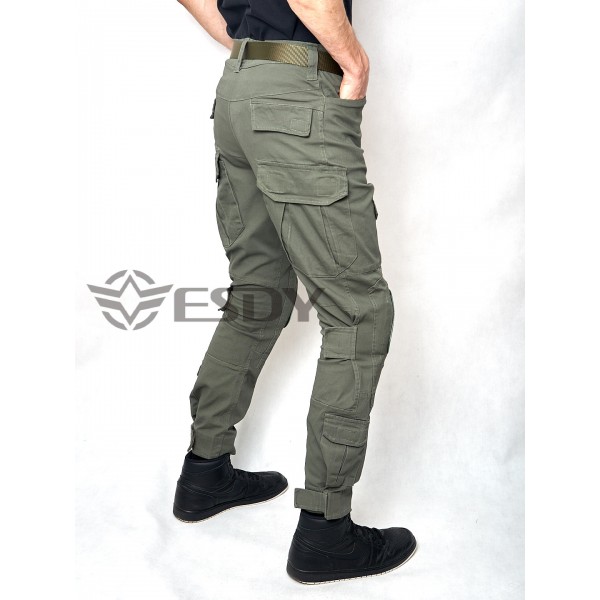 Тактичні штани зі знімними наколінниками ESDY олива - 3565260