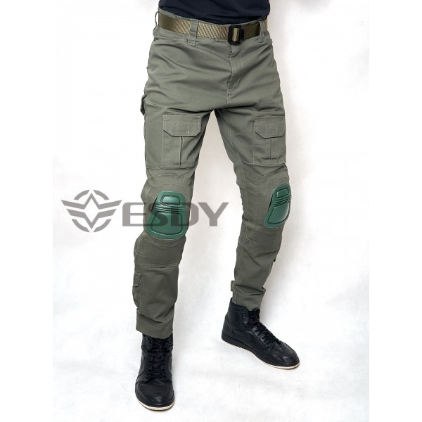Тактичні штани зі знімними наколінниками ESDY олива - 3565260