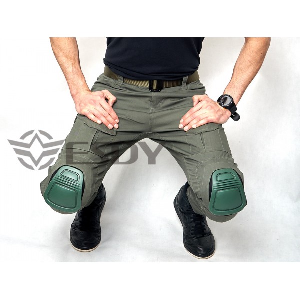 Тактичні штани зі знімними наколінниками ESDY олива - 3565260