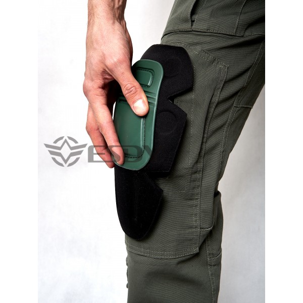 Тактичні штани зі знімними наколінниками ESDY олива - 3565260