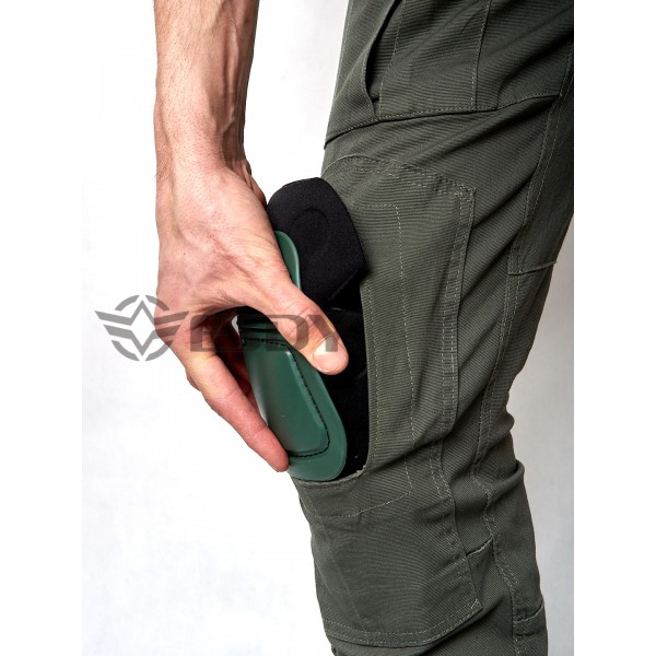 Тактичні штани зі знімними наколінниками ESDY олива - 3565260