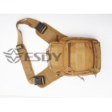 Тактическая сумка плечевая ESDY койот