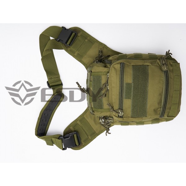Тактическая сумка плечевая ESDY олива - 3565255