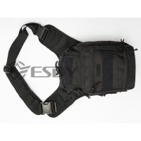 Тактична сумка плечова ESDY чорна