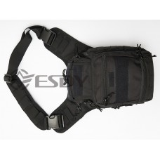 Тактическая сумка плечевая ESDY черная