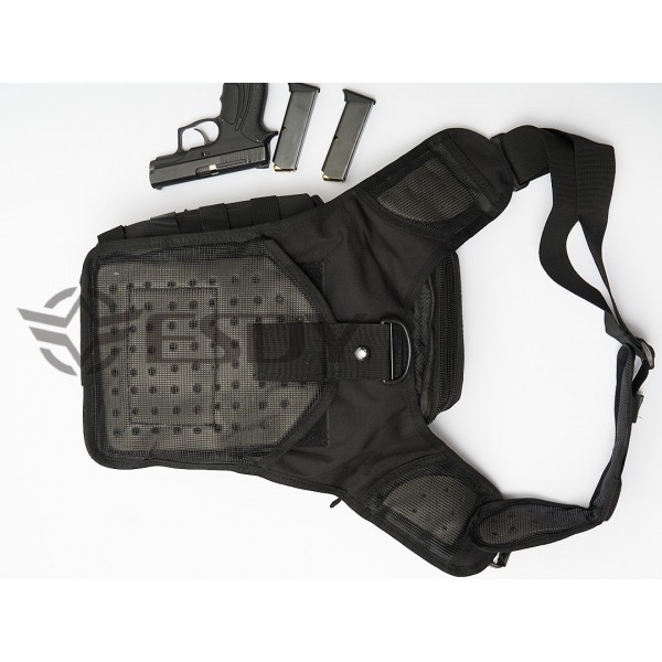 Тактическая сумка плечевая ESDY черная - 3565256 Тактическая сумка плечевая ESDY черная - 3565256