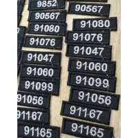 Нашивка жетон под погон