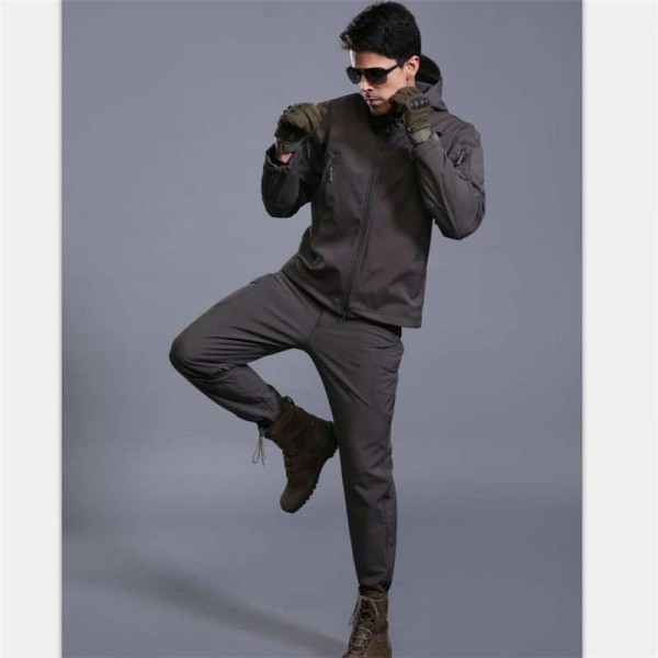 Костюм тактичний сірий Soft Shell - 3555702