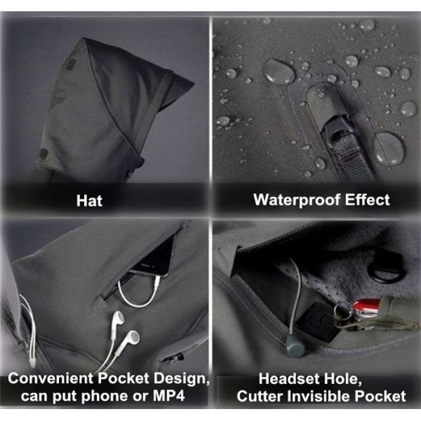 Костюм тактичний сірий Soft Shell - 3555702