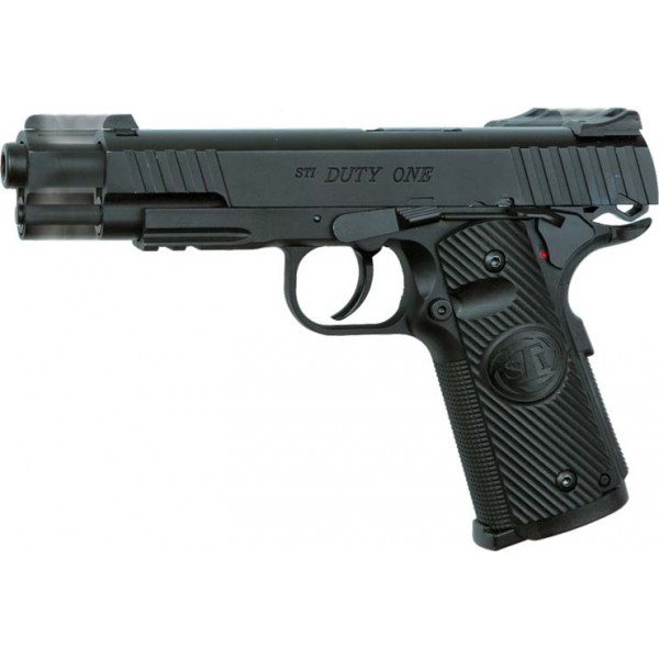 Пистолет пневматический ASG STI Duty One Blowback. Корпус - металл - 3110773