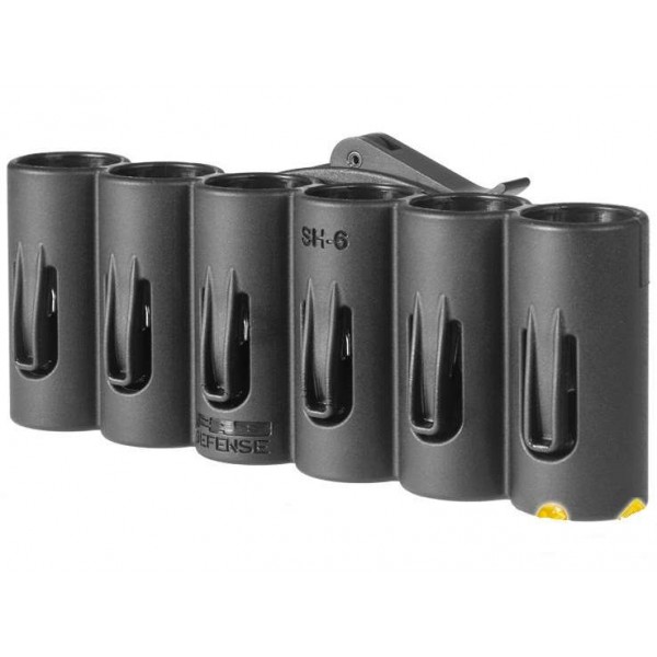 Патронташ FAB Defense на 6 патронів 20 кал. Колір - чорний,на планку Пикатинни, полімер - 3556011